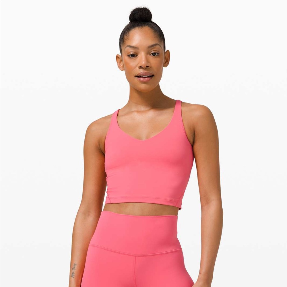 barely worn guava lulu cropped align tank